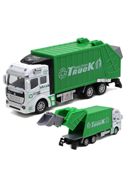 Choice3 green no box 1:48 Garbage Truck Toy Car As Birthday Present Juguete E...