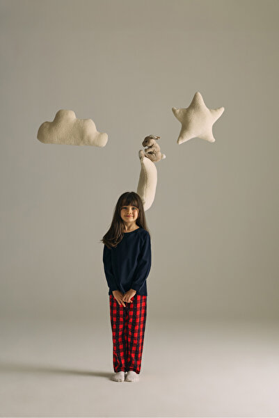 Hays Unisex Çocuk Pamuklu Uzun Reglan Kollu Pijama Takımı