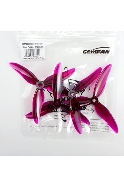 Choice 51499 مروحة بنفسجية، 4 قطع/زوجان، من نوع Gemfan Hurricane 51499، مقاس ...