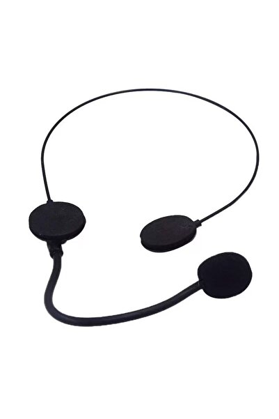 Choice سماعة رأس مزيفة سوداء مزودة بميكروفون، إكسسوارات تنكرية لنجوم الروك، سماعة رأس لمغني الهيبي