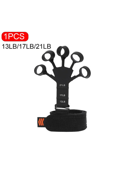 Choice قطعة واحدة من جهاز تقوية قبضة اليد المصنوع من السيليكون الأسود، لتماري...