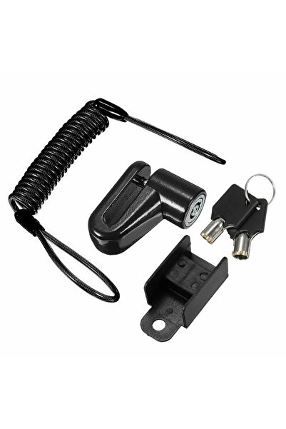 Choice قفل فرامل قرصية للدراجات النارية باللون الأسود، مضاد للسرقة، مناسب للد...