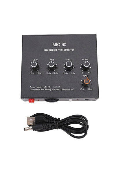 Choice Microphone Preamp 3.5mm 6.5mm XLR Intput Output Balanced Circuit Micro...