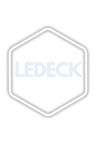 NAVI-ABC Modular LED Hexagons Professional Aluminum Hexagonal LED Light – 1 Module 105 x 120 CM