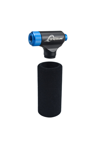 Choice منفاخ ثاني أكسيد الكربون CO2-A8 سريع وسهل وآمن مع علبة تخزين الخراطيش لإطارات الدراجات الهوائية من نوع بريستا وشريدر