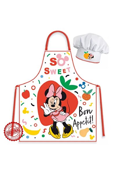 Mickey & Friends Set șorț și pălărie bucătar pentru copii Minnie Mouse So Swe...
