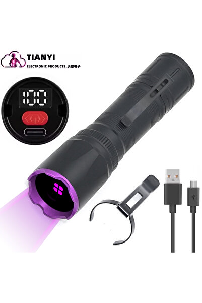 Choice شحن USB، تركيز ثابت، 20 واط، ضوء فوق بنفسجي 365 نانومتر، ضوء أسود عالي الطاقة بالأشعة فوق البنفسجية بطول موجي 365 نانومتر، قابل لإعادة الشحن من النوع C، غراء فوق بنفسجي