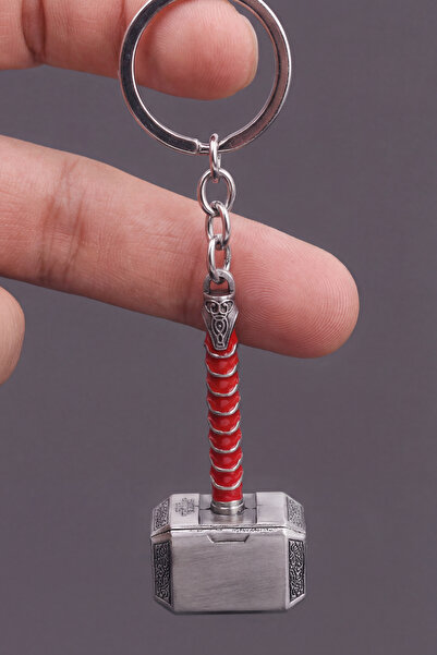 shop Thor Hammer V1 Metal Keychain