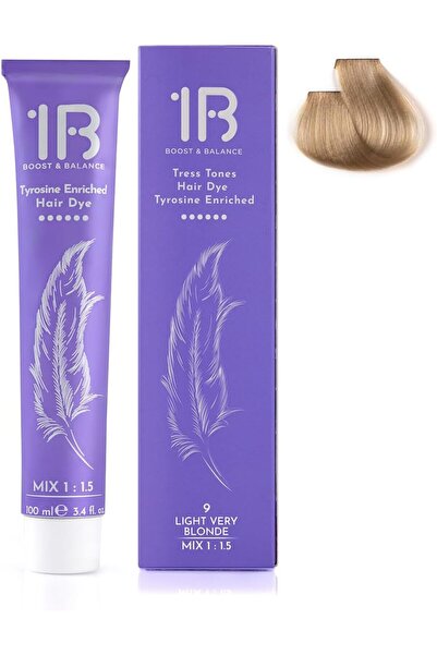 1B Hair Color Cream #9 Very Light Blonde