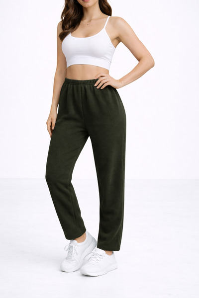 Yediler Tekstil Kadın Polar Tek Alt Pijama - Eşofman