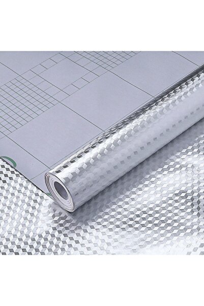 Arabest Paper for Kitchen Cabinet Self-Adhesive Wallpaper, Aluminum Waterproof and Oil-resistant