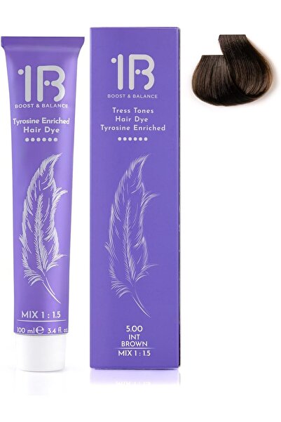 1B Hair Color Cream #5 INT Brown Color – Permanent Natural Brown Hair Dye