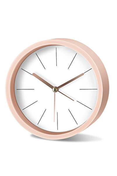 Arabest ساعة منبه بجانب السرير، ساعة منبه مكتبية، ساعة بتصميم بسيط، تعمل بالبطارية، تصميم صامت بدون صوت تكتكة