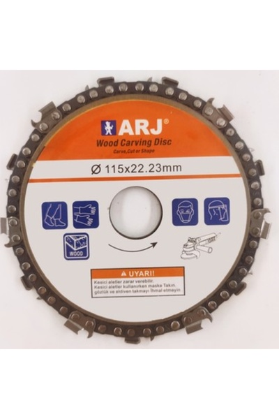 Arj Zincirli Ahşap Kesme Ahşap İşleme Disk 115x22.23mm