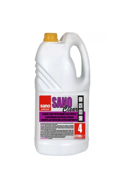Sano Clear Glass Cleaner, 4L