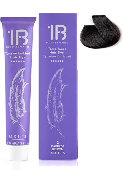 1B كريم صبغة الشعر رقم 2 بني داكن