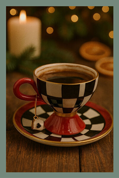 UNIQOM 6'lı Gold Bardak, Fincan, Kadeh Süsü / İşaretleyici Küpe Seti