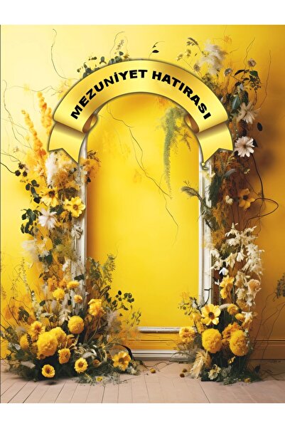 PROMISEBACKDROP2 Mezuniyet Hatırası, Okul Etkinlik 200x200cm EK DİKİŞLİ Kumaş...