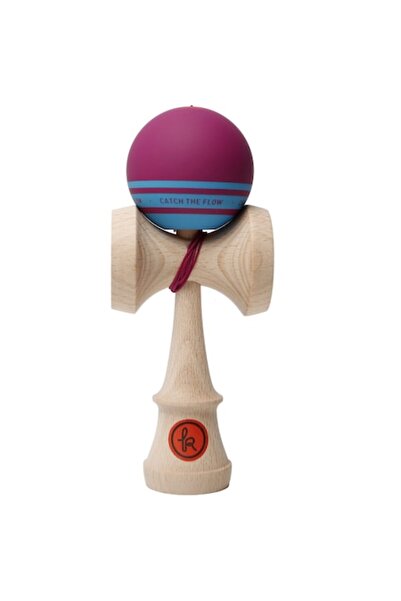 Kendama Europe Kendama Record Mov, base cup, cupe mari, 18, 5 cm + set ata cadou