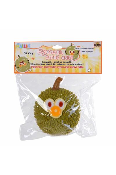 hak-iş oyuncak Squishy Stress Relief Toy with Thorny Fruit Design - Green