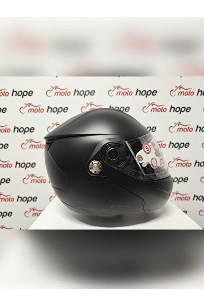 Nolan N90-2 HIGHLINE N-COM 041 ÇENE AÇILIR MOTOSİKLET KASKI MAT SAİYAH