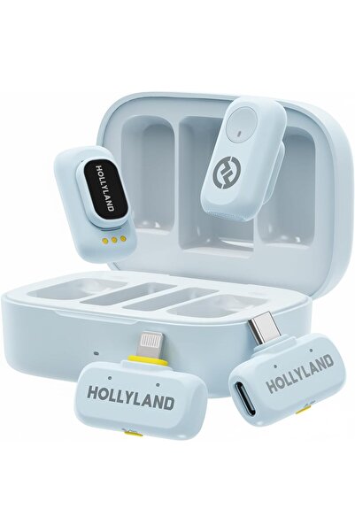 HollyLand LARK A1 Wireless Microphone (Combo Blue)