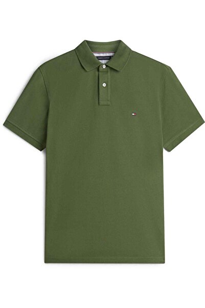 Tommy Hilfiger Men's Brand Logo Organic Cotton Polo Collar Short Sleeve Suita...