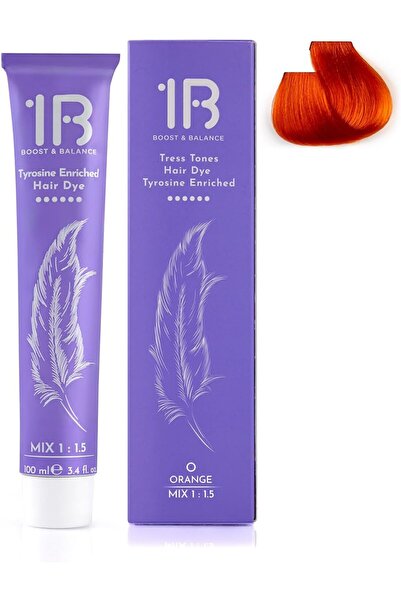 1B Hair Color Cream #O Orange Color – Permanent Vibrant Orange Hair Dye