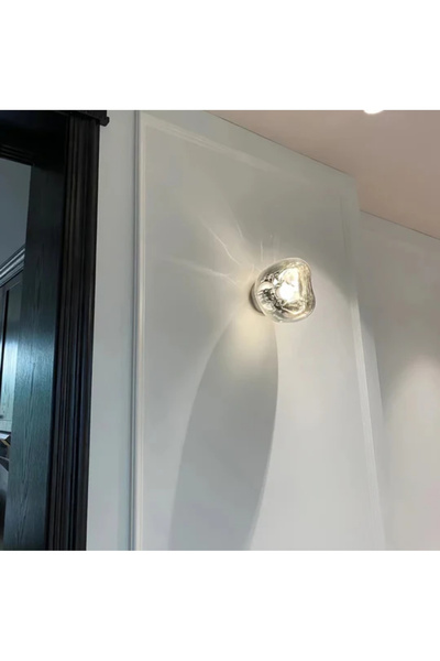 RONİSU AYDINLATMA Leux İskandinav Oturma Odası Aplik 38cm 4197-M34-5Y-BRAP