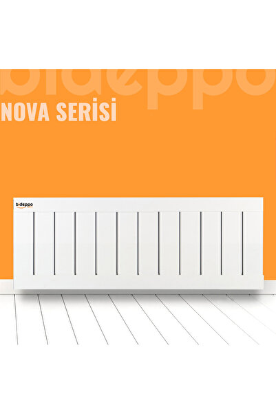 bideppo.com Nova Serisi Yükseklik 40 Cm Genişlik 4 Dilim (34 cm) Alüminyum Ra...