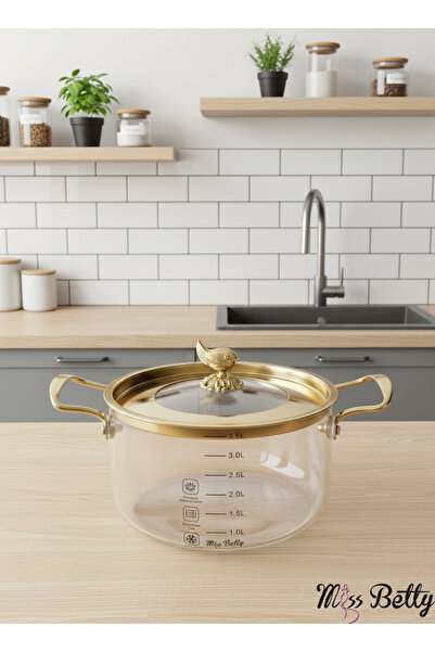 Miss Betty Bellisima Glass Pot 3.5 Lt