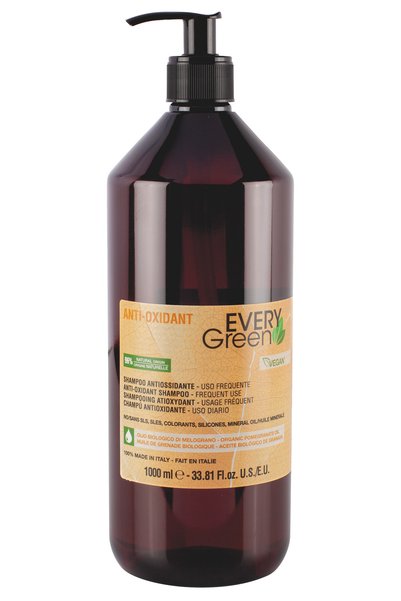 EveryGreen شامبو العناية اليومية المضاد للأكسدة لجميع أنواع الشعر 1000 مل