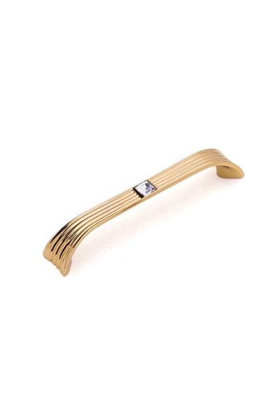 System Mat Altın Taşlı 160 mm Çekme Mobilya Kulpu (SY4412 0160 GLM-SW2)