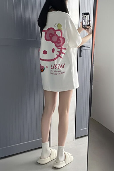 Karakedi Tricou alb Hello Kitty Labzaa (unisex) KK