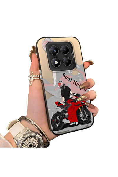 ucuc جراب هاتف شاومي ريدمي نوت 14 برو 4G متوافق مع السيليكون بحواف صلبة ومضاد...