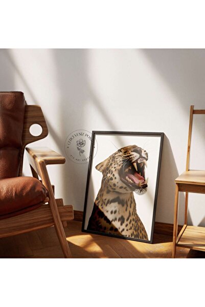 512 STORE Estetik Leopar Women Leg / Tiger Çerçevesiz Kuşe Kağıt Poster Seris...