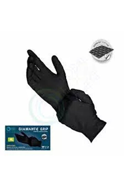 OEM Mănuși Diamante GoGrip Negre, Set 100 Bucăți, Mărime XL