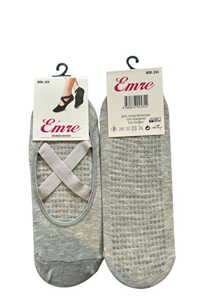 QULAT Orijinal Kadın 1 Çift Kaymaz Tabanlı Pilates Yoga Dans Bale Plates Kayd...