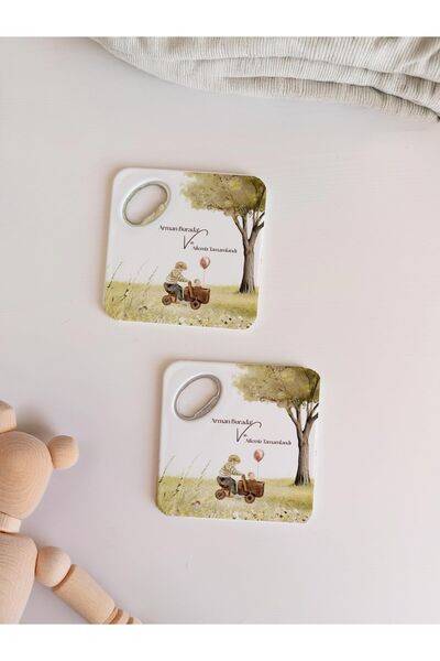 arslart Kardeş temalı kişiye özel magnet açacak & bardak altlığı, abi kardeş ...