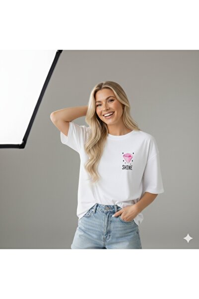 BW Bravely Wear SHINE ELMAS Τυπωμένο Γυναικείο Μπλουζάκι