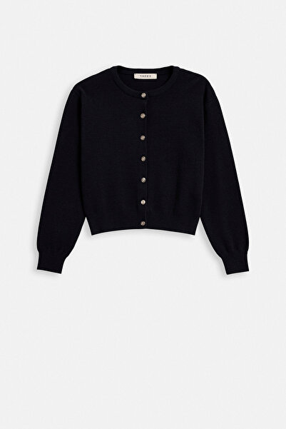 TEREZIE Soft Textured Knitwear Cardigan