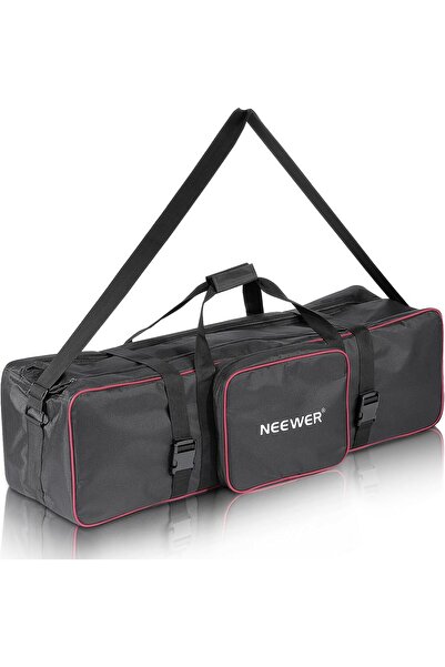 NEEWER حقيبة حمل لمجموعة أدوات استوديو التصوير الفوتوغرافي والفيديو، مقاس 100×25×25 سم (39×10×10 بوصة)، مزودة بجيب جانبي إضافي للإضاءة.