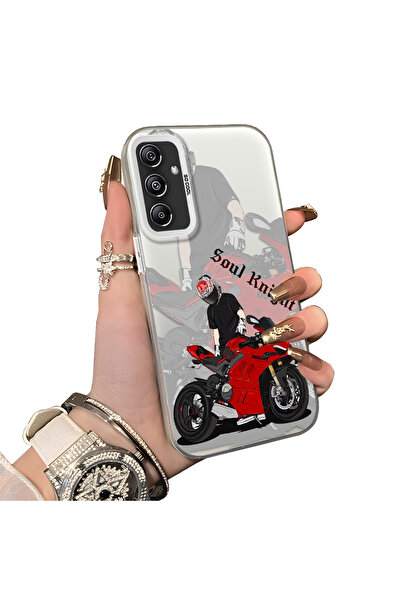 ucuc حافظة سامسونج جالاكسي A24 متوافقة مع الحافة السيليكونية الصلبة ذات الظهر...