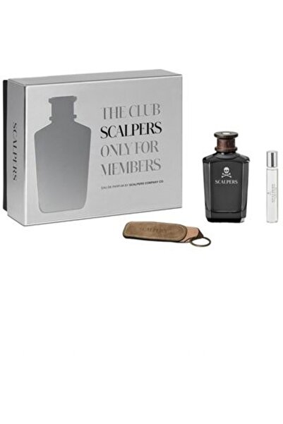 SCALPERS مجموعة النادي (عطر مركز/125 مل + عطر مركز/15 مل + سلسلة مفاتيح)