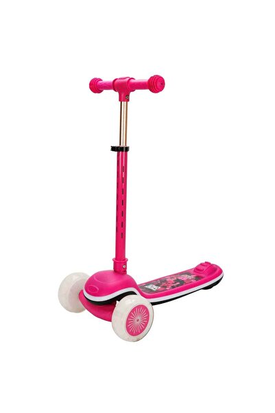 Rising Sports Sesli ve Işıklı 3 Tekerlekli Katlanabilir Scooter - Pembe