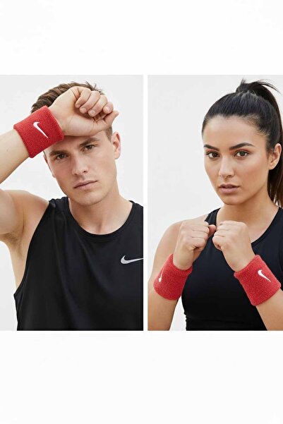 Nike Unisex Havlu Bİleklik Kırmızı