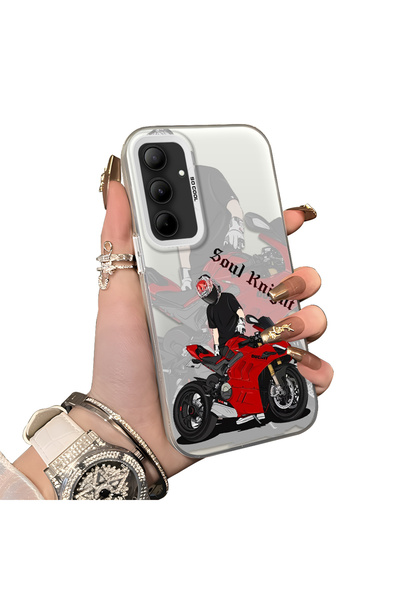 ucuc حافظة سامسونج جالاكسي A35 متوافقة مع الحافة السيليكونية الصلبة ذات الظهر...