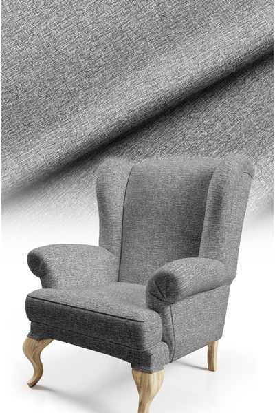 CANİLA Linen Texture Effect Digital Printed Upholstery Sofa Fabric, Throw Pillow, Cushion Covering. Premium Fabric