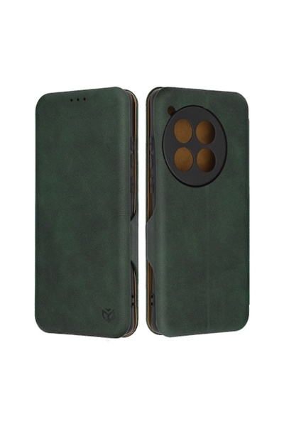 SOL Husă de înaltă protecție pentru OnePlus 12, Protect, A51, piele, Green Fo...