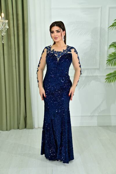 Matik Abiyem Kadife Payet Abiye